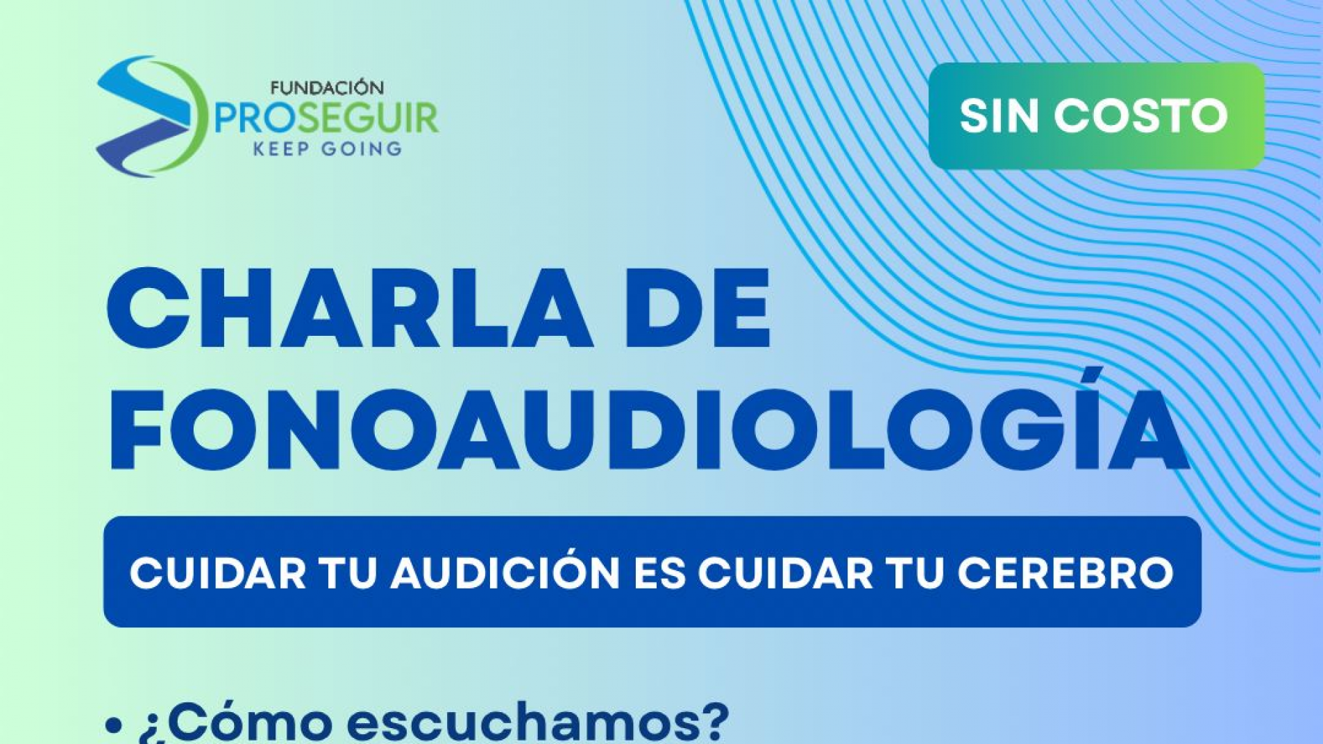 Charla gratuita de fonoaudiología
