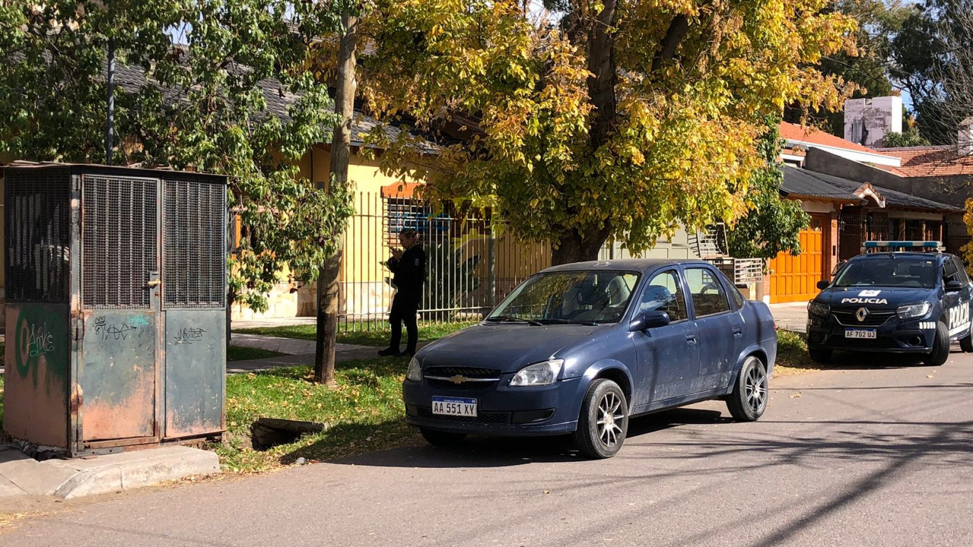 El matrimonio asaltado quedó maniatado toda la noche en su casa.