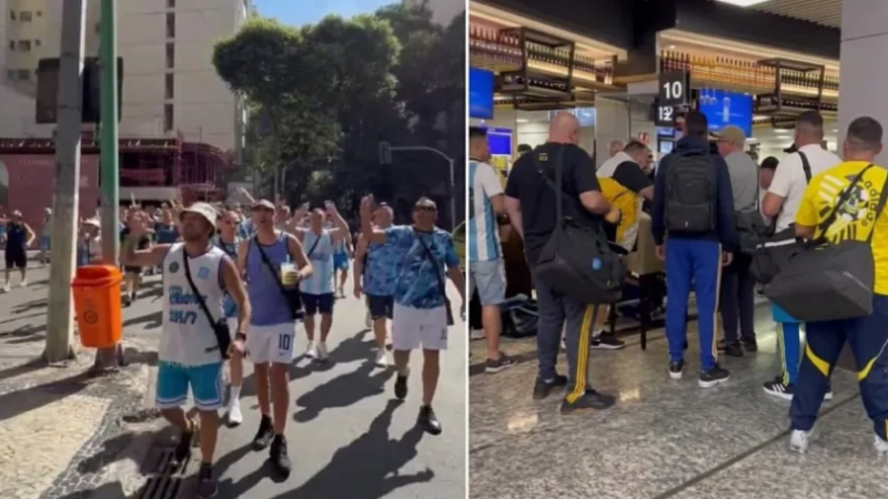 Qué se sabe del cruce de la barra de Boca e hinchas de Racing