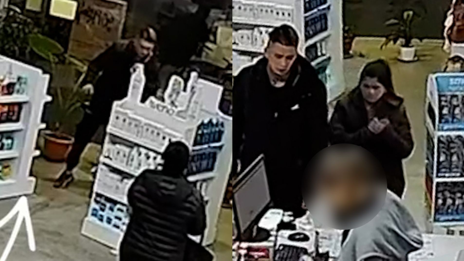 Robaron en una farmacia y quedaron grabados: mirá el video