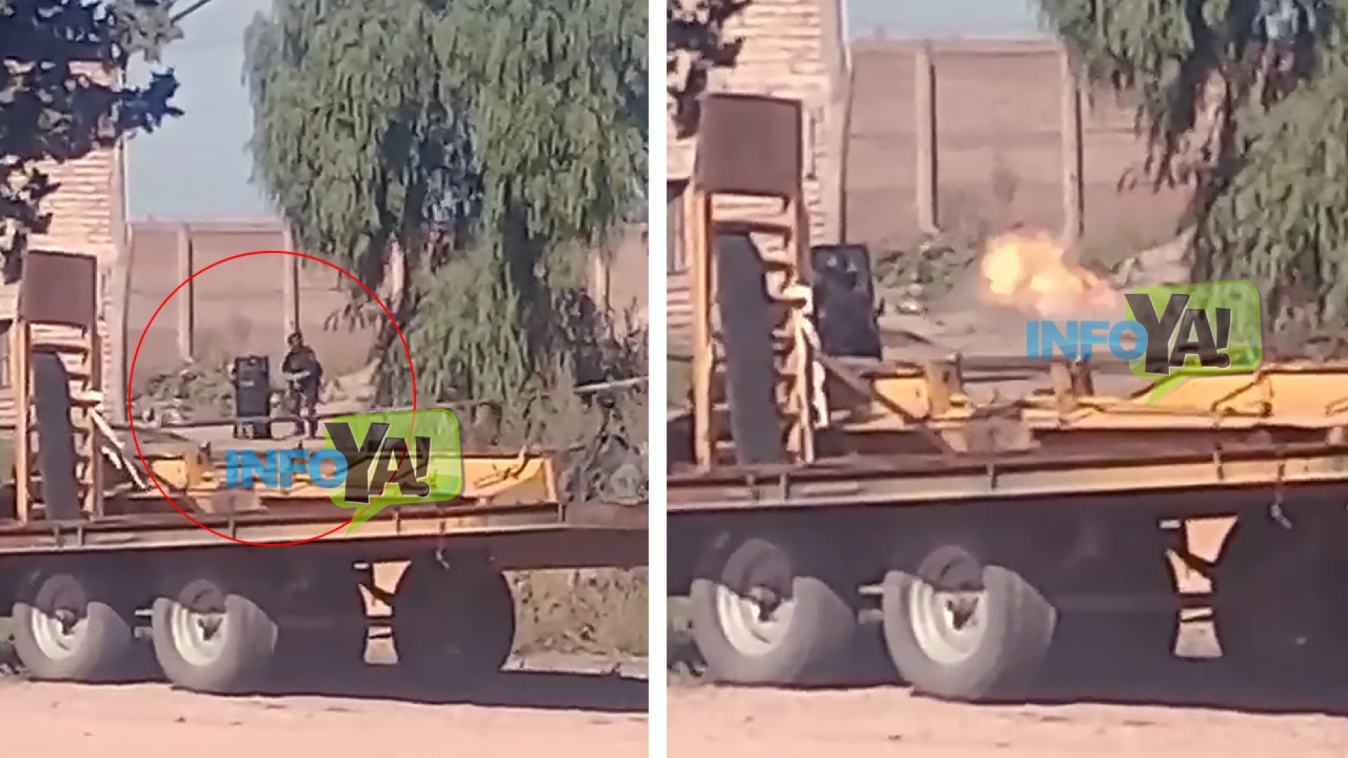 Video: así detonaron el explosivo hallado en la Planta de Servicios