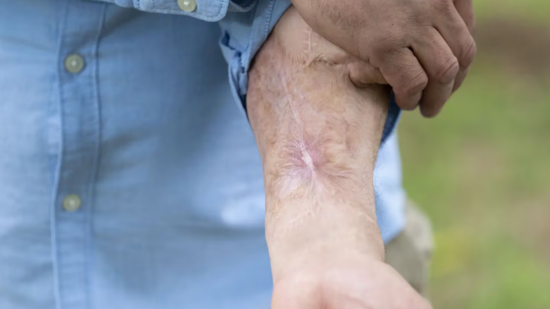Vivió 6 años con un injerto de su pene en el brazo