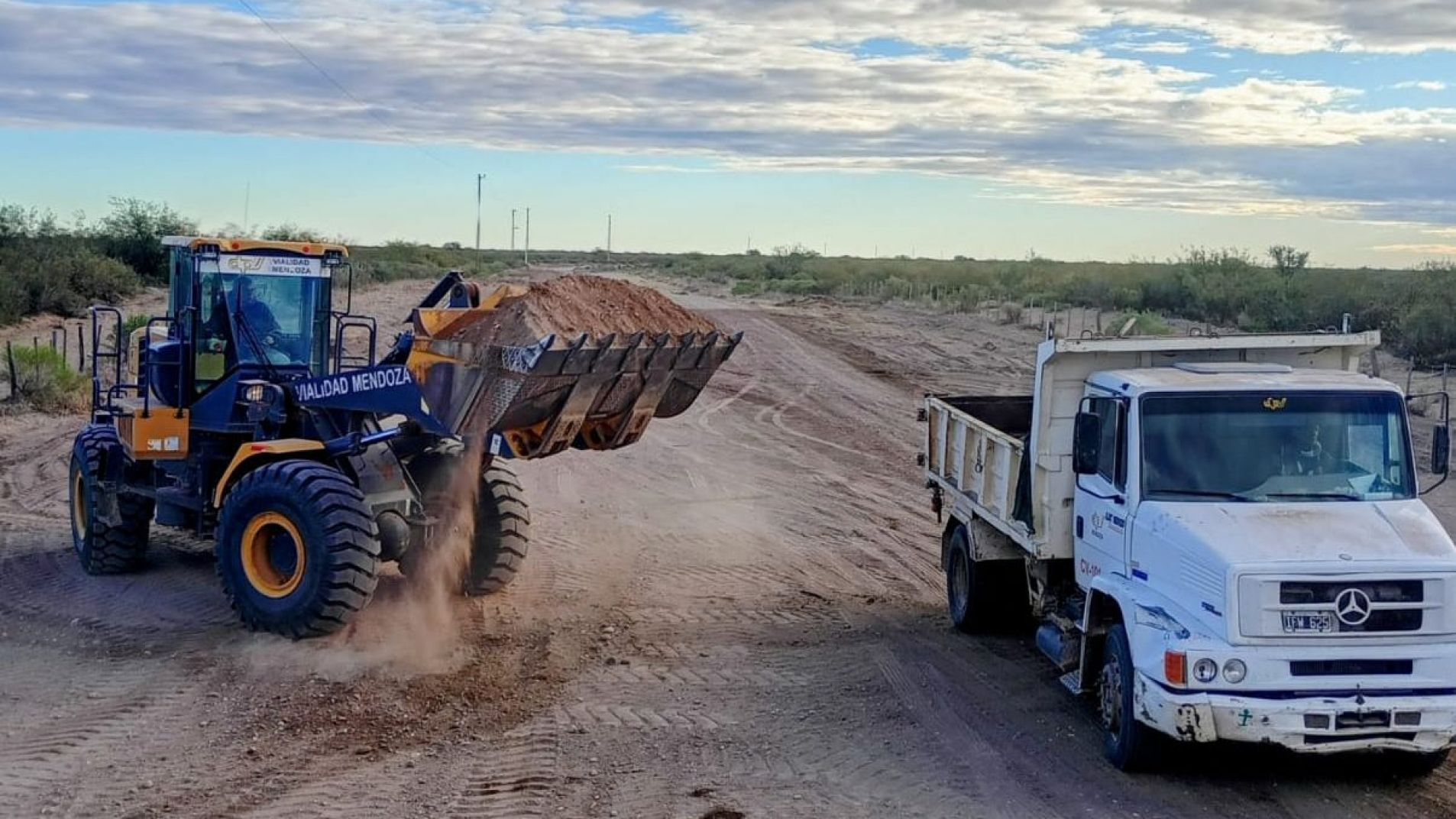 Mejoran 480 kilómetros de rutas ganaderas en General Alvear y San Rafael