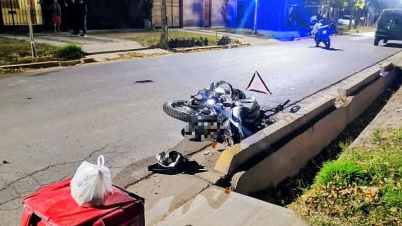 Motociclista murió tras chocar a un perro y perder el control del rodado