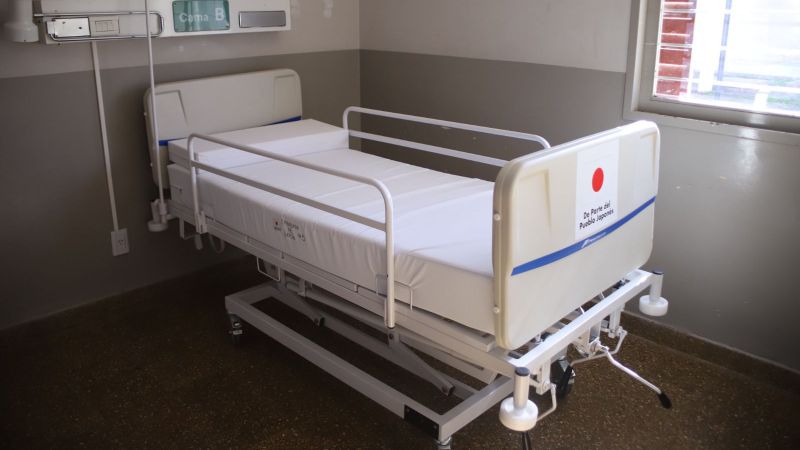 Donación de camas ortopédicas de la embajada de Japón