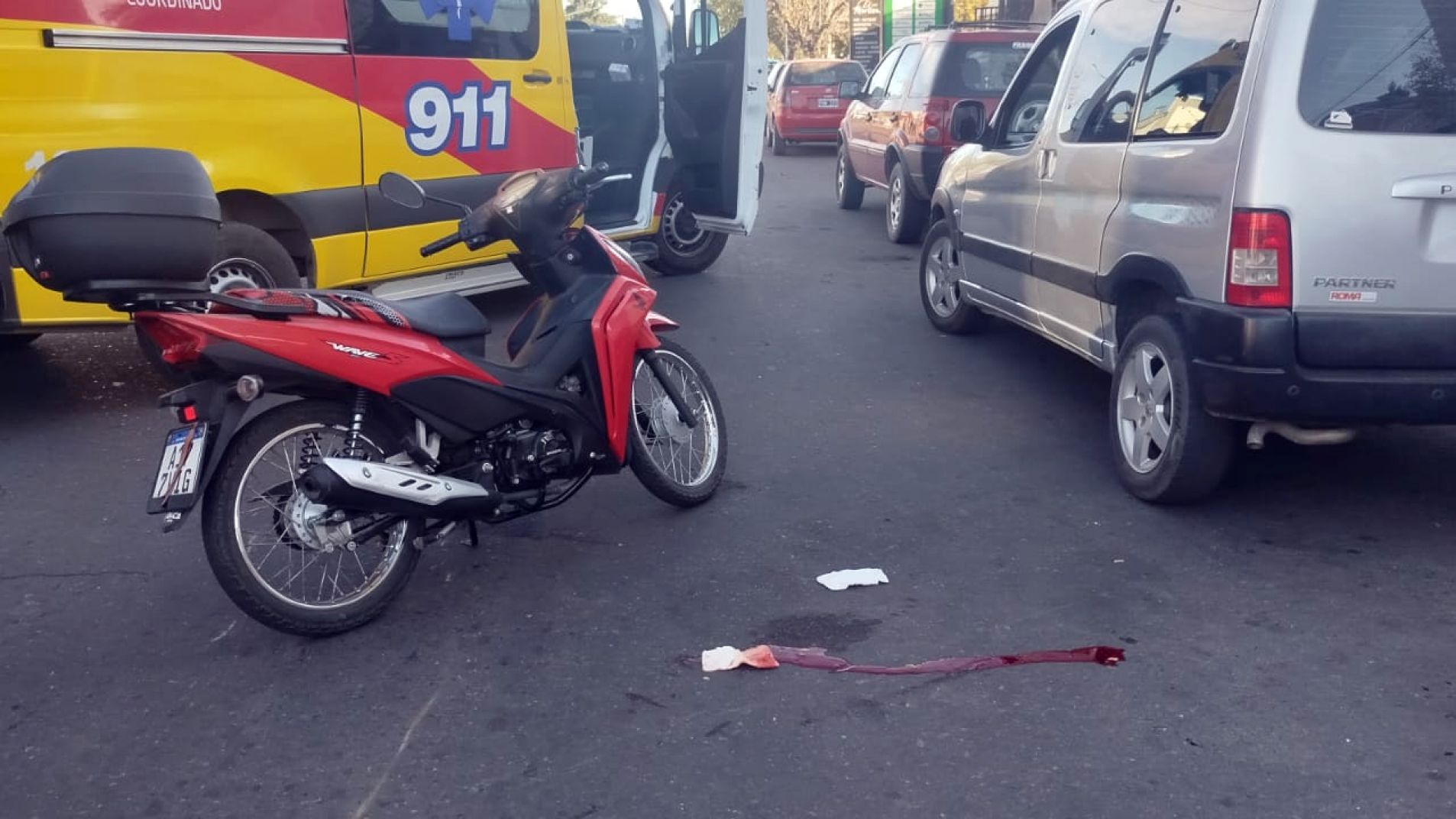 El accidente ocurrió en avenida Libertador al 900.