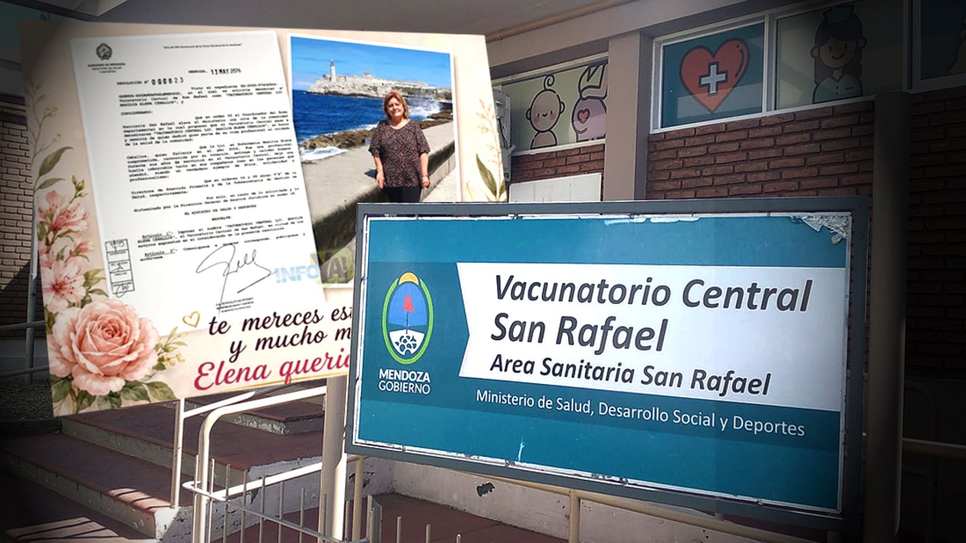 El vacunatorio de San Rafael tiene nombre y es en homenaje a una trabajadora