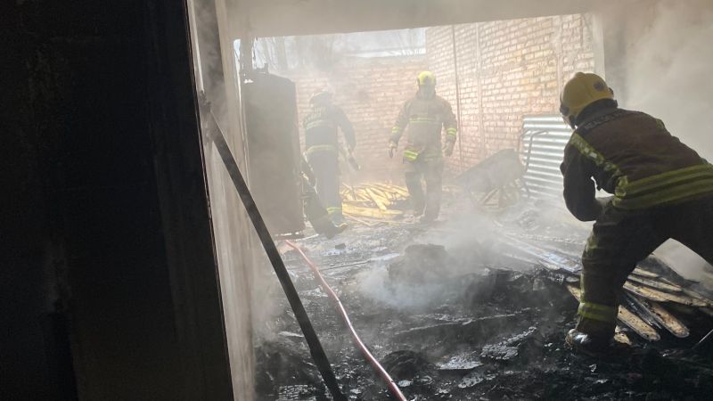 Así fue el incendio de la casa del policía de Real del Padre que necesita ayuda