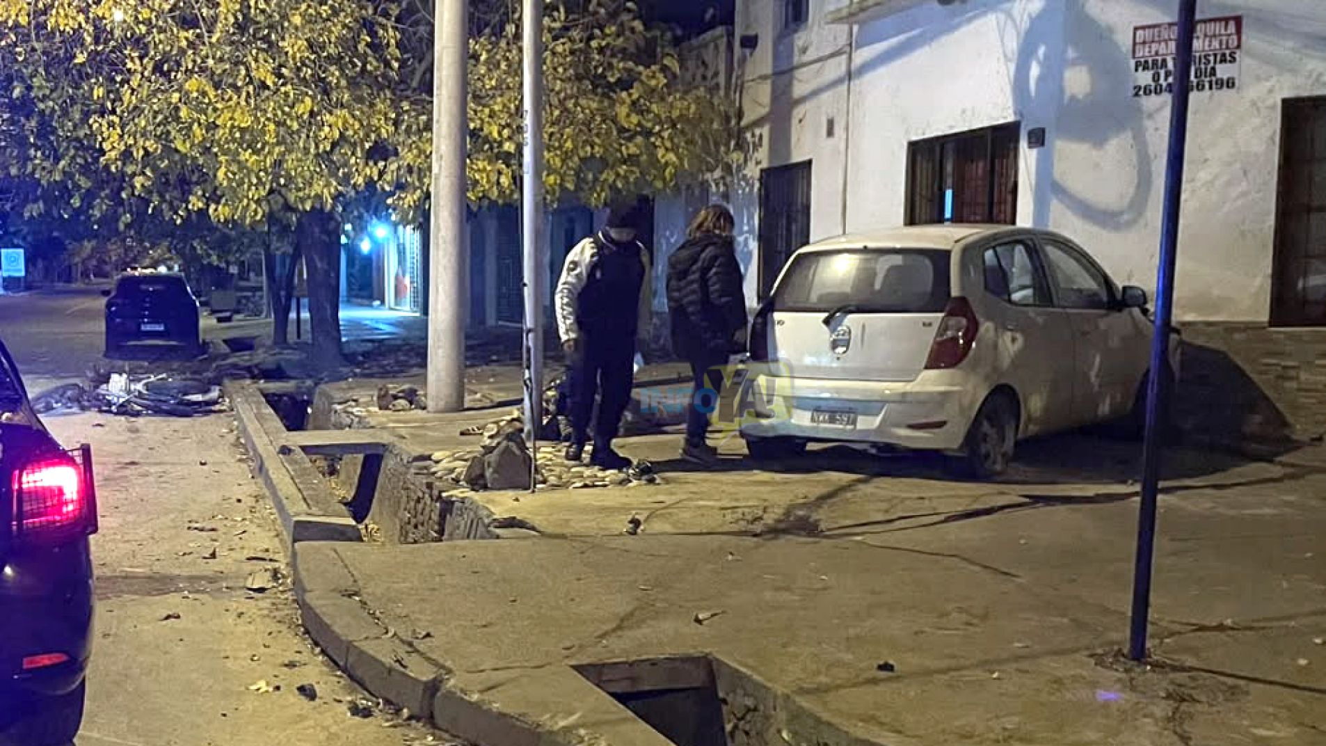 Choque Castelli y Chile: una embarazada y dos motociclista al hospital