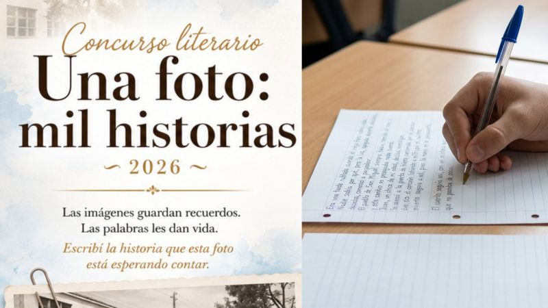 Ya podés inscribirte en el 3º Concurso Literario "Una foto: mil historias"