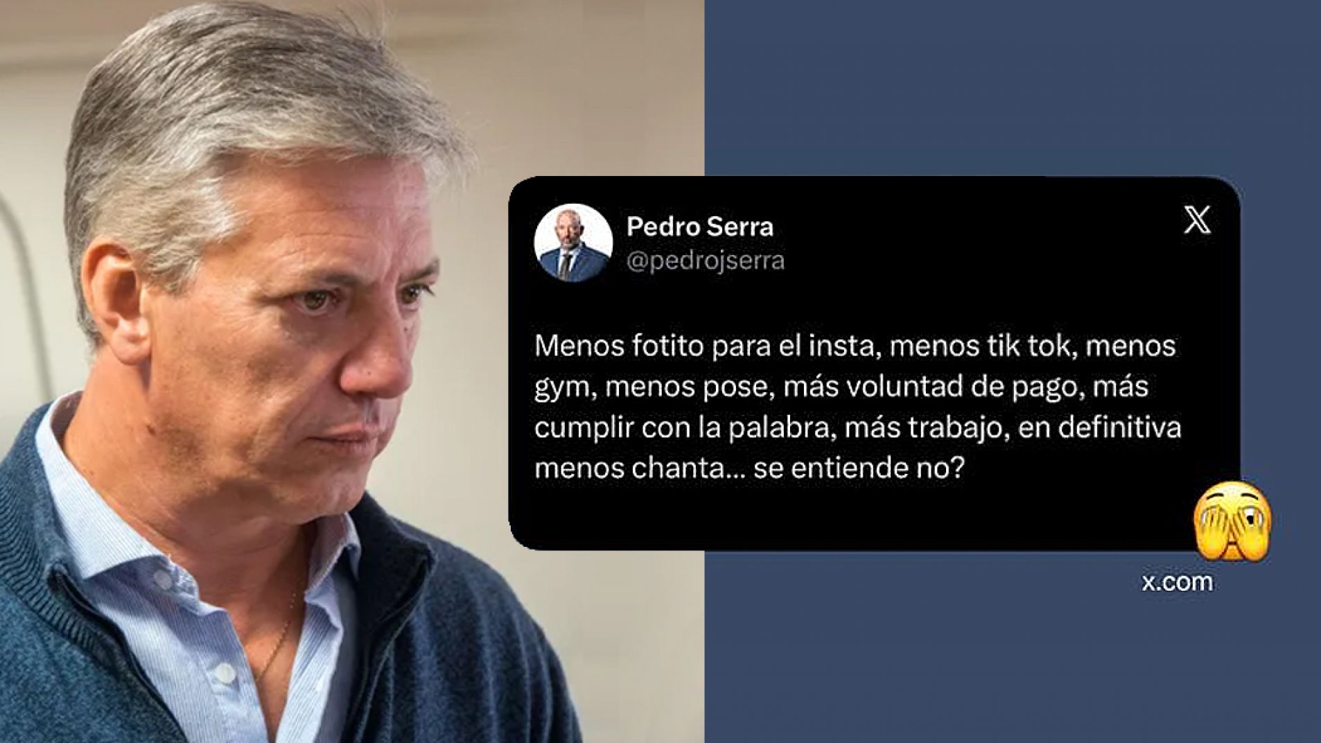 Un posteo creativo para criticar al intendente de Alvear