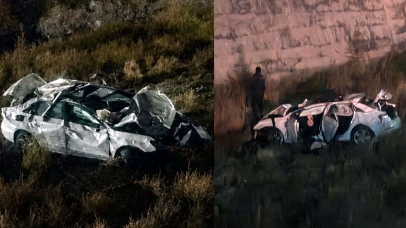 Un hombre se mató al caer con su Audi a un canal aluvional