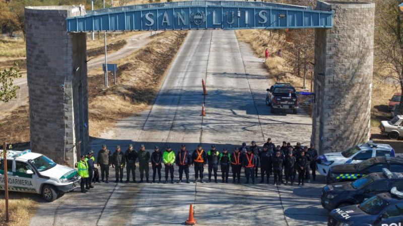 Mendoza, San Luis y Gendarmería reforzaron la prevención en el sur provincial