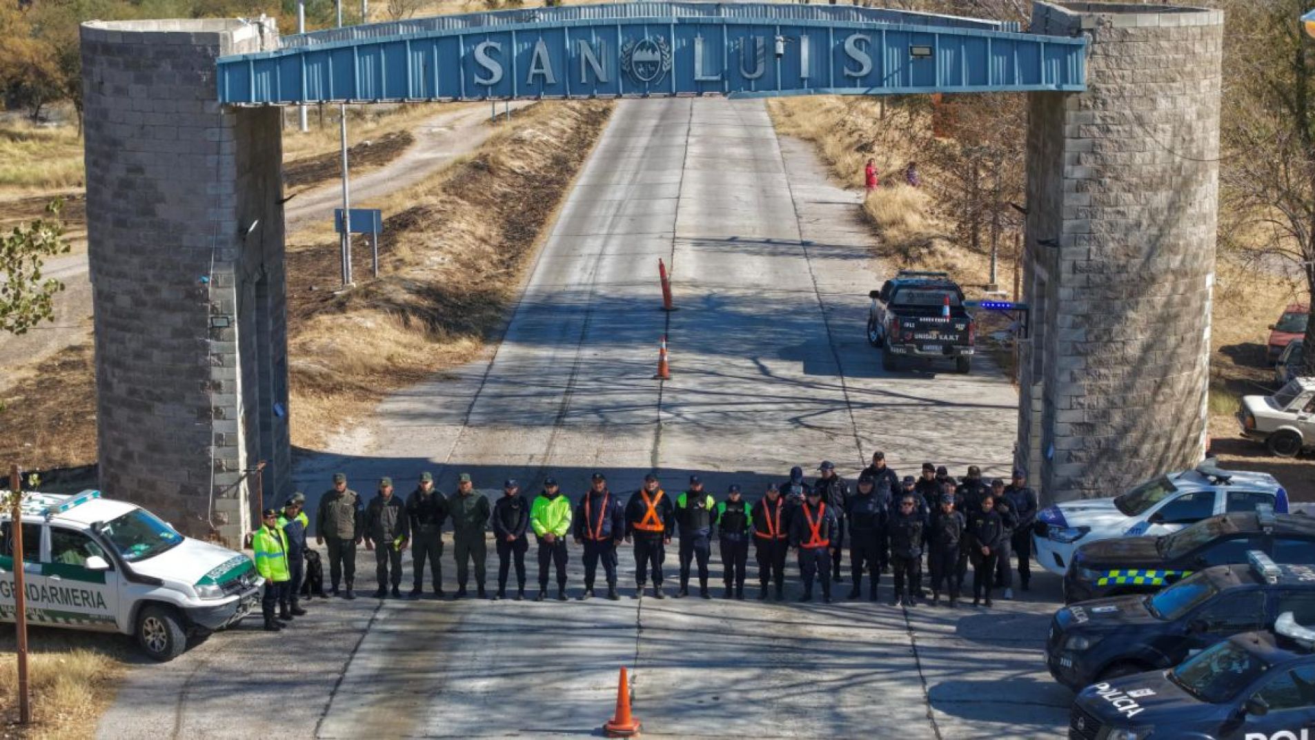 Mendoza, San Luis y Gendarmería reforzaron la prevención en el sur provincial