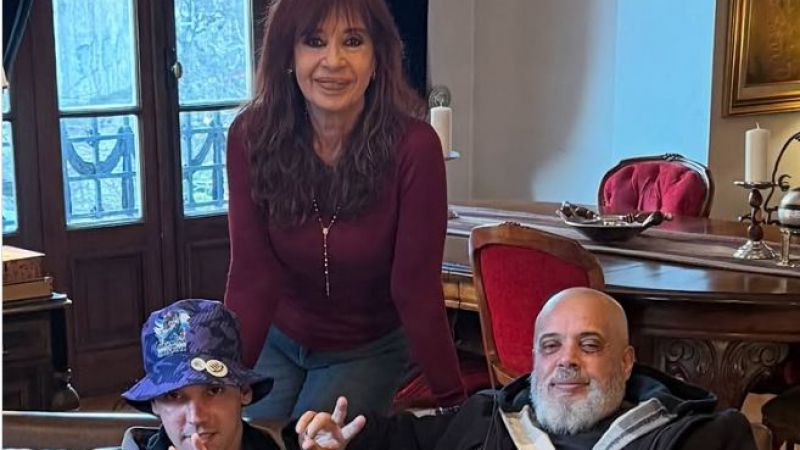 Cristina Kirchner recibió al fotorreportero Pablo Grillo