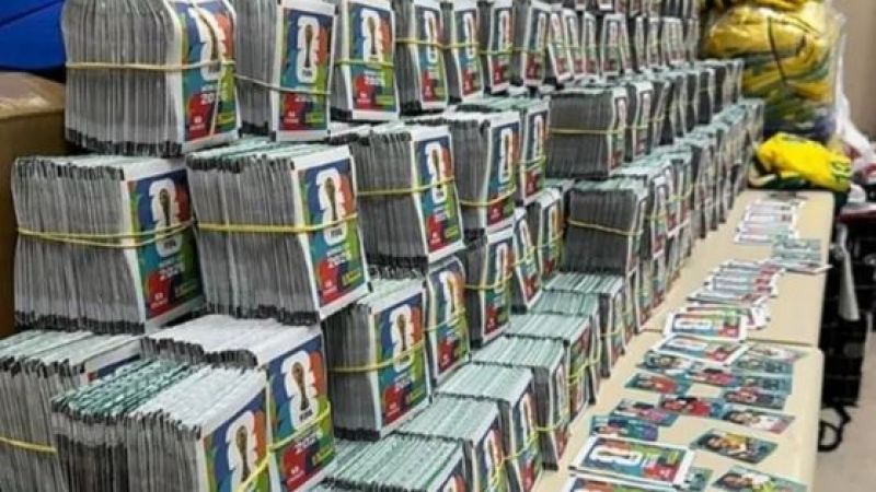 Desbarataron una red que tenía 200.000 figuritas falsas del Mundial 2026