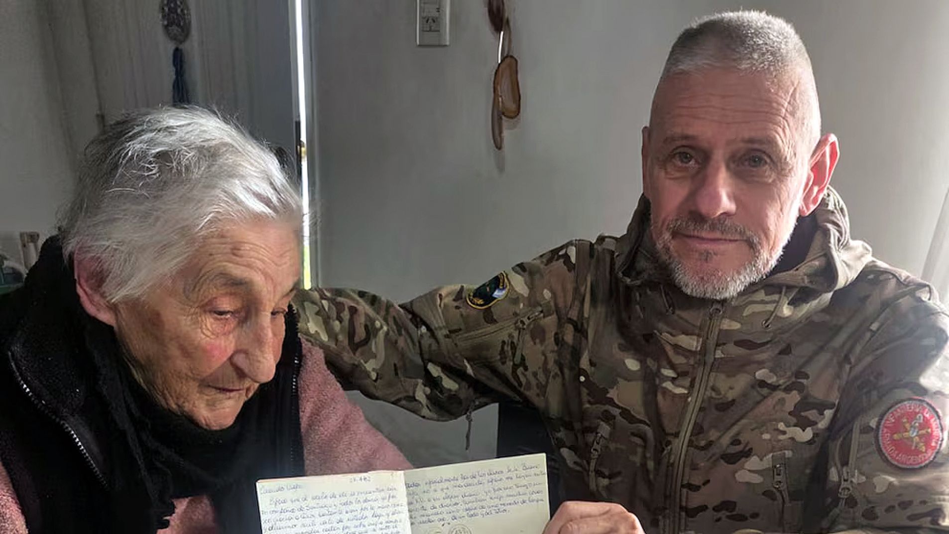 Veterano de Malvinas recuperó la carta que había escrito en las islas