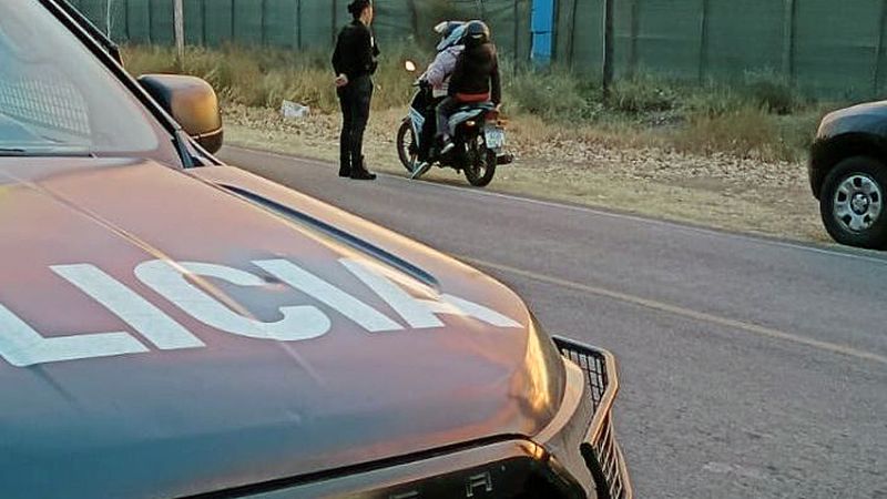 Detenidos y motos secuestradas en un intenso operativo de control vehícular