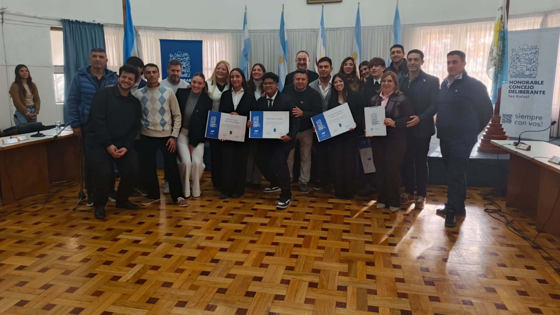 En el Concejo reconocieron a sanrafaelinos destacados