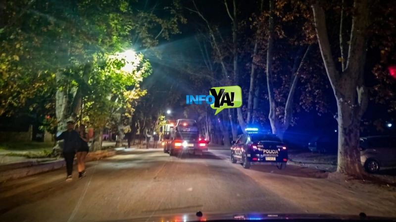 Una camioneta atropelló a un joven borracho a la salida de Mona