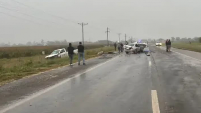 Tragedia en Chaco: Un choque múltiple dejó dos muertos