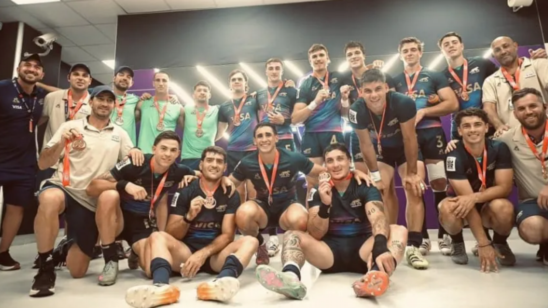 Los Pumas 7s vencieron a Fiji y se quedaron con el tercer puesto