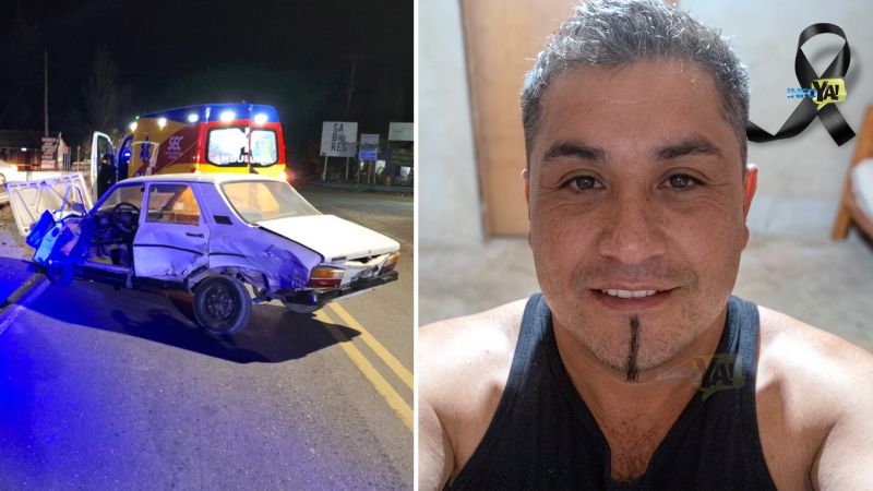 Falleció el conductor herido en el fuerte choque de ruta 143 y Cubillos