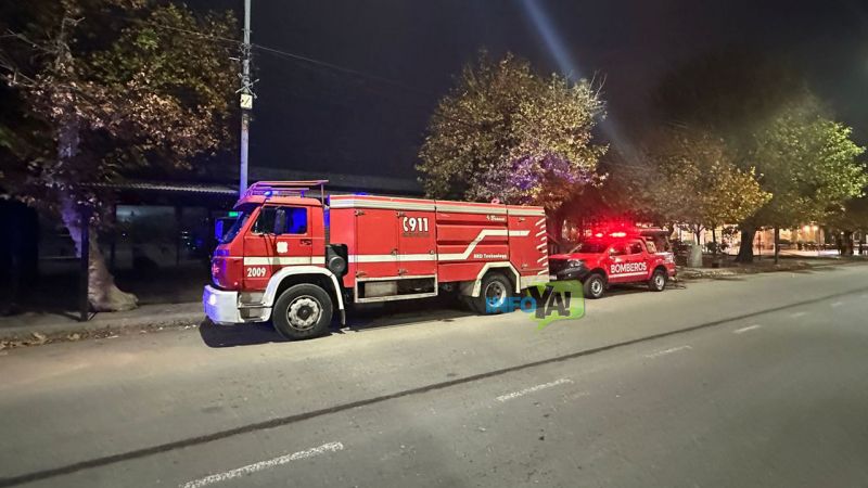 Alarma por un principio de incendio en un bar de la avenida Yrigoyen (Video)