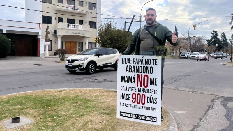 Papá lleva más de 900 días sin ver a su hija: hará una manifestación en el Km0