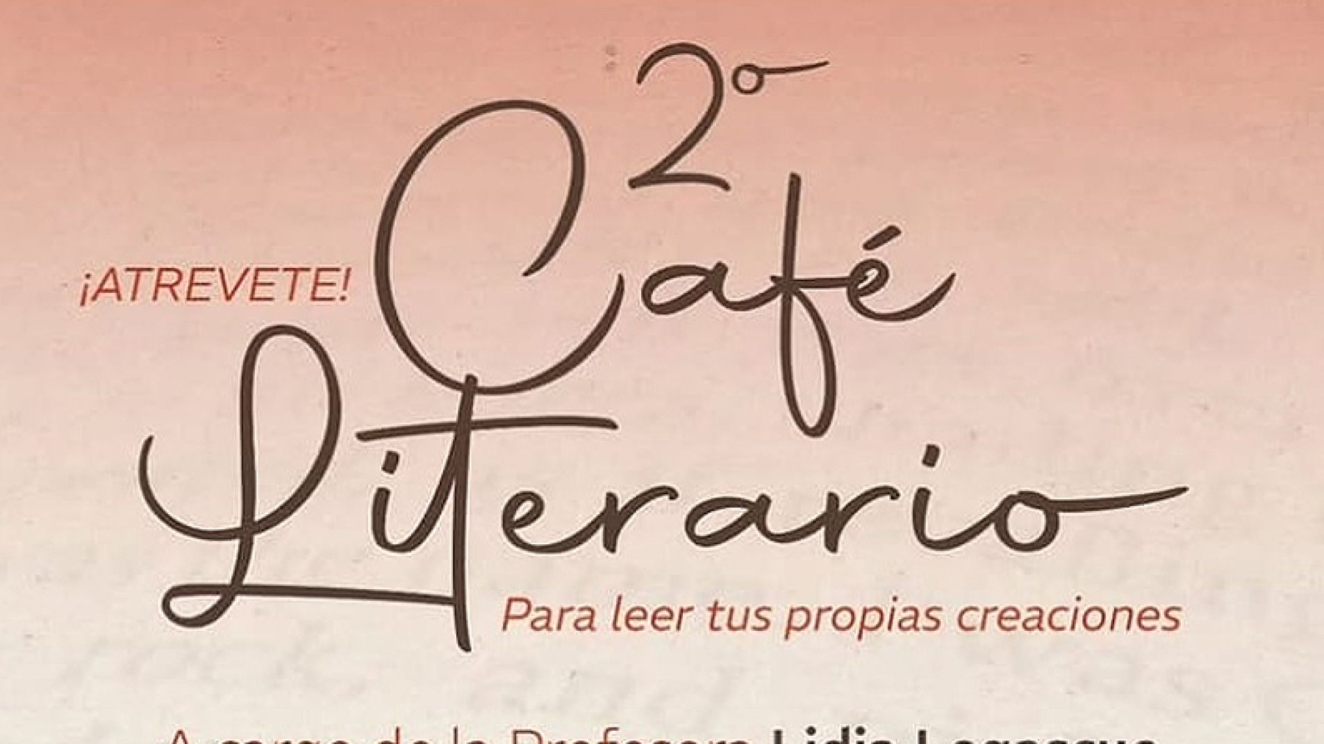 2° Café Literario en el ECA