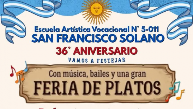 36 años de la escuela artística San Francisco Solano