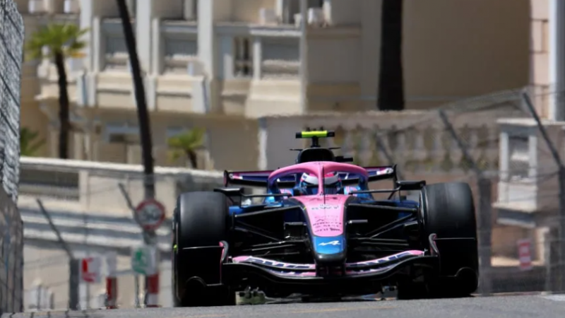 Colapinto terminó 15° en la primera práctica del GP de Mónaco