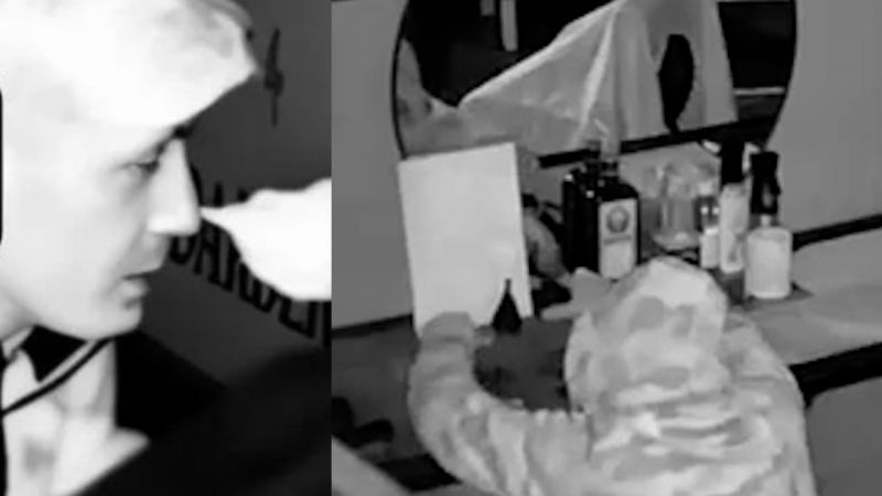 Delincuente quedó grabado cuando robó en una barbería: buscan identificarlo