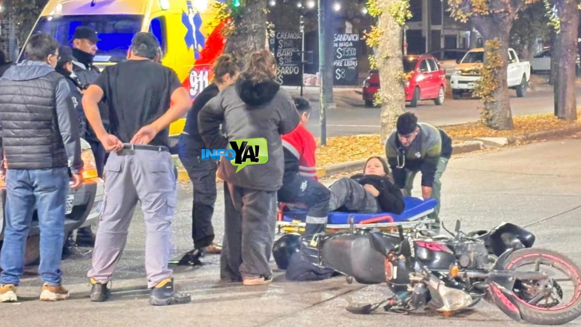 El SEC trasladó a dos motociclistas heridas en un siniestro vial