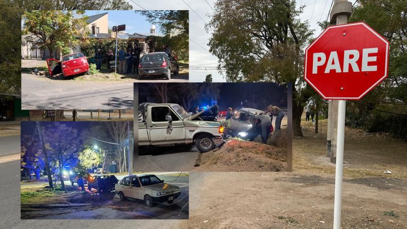 Florida y El Libertador: conductores no respetan el cartel de PARE
