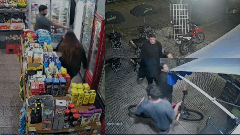 Observó que a su cliente le estaban robando y persiguió al ladrón (Video)