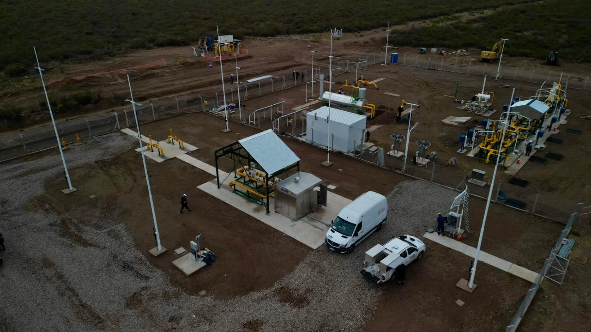 Ultiman detalles para la inauguración del Gasoducto