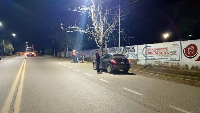 Diez aprehendidos en controles vehiculares en San Rafael
