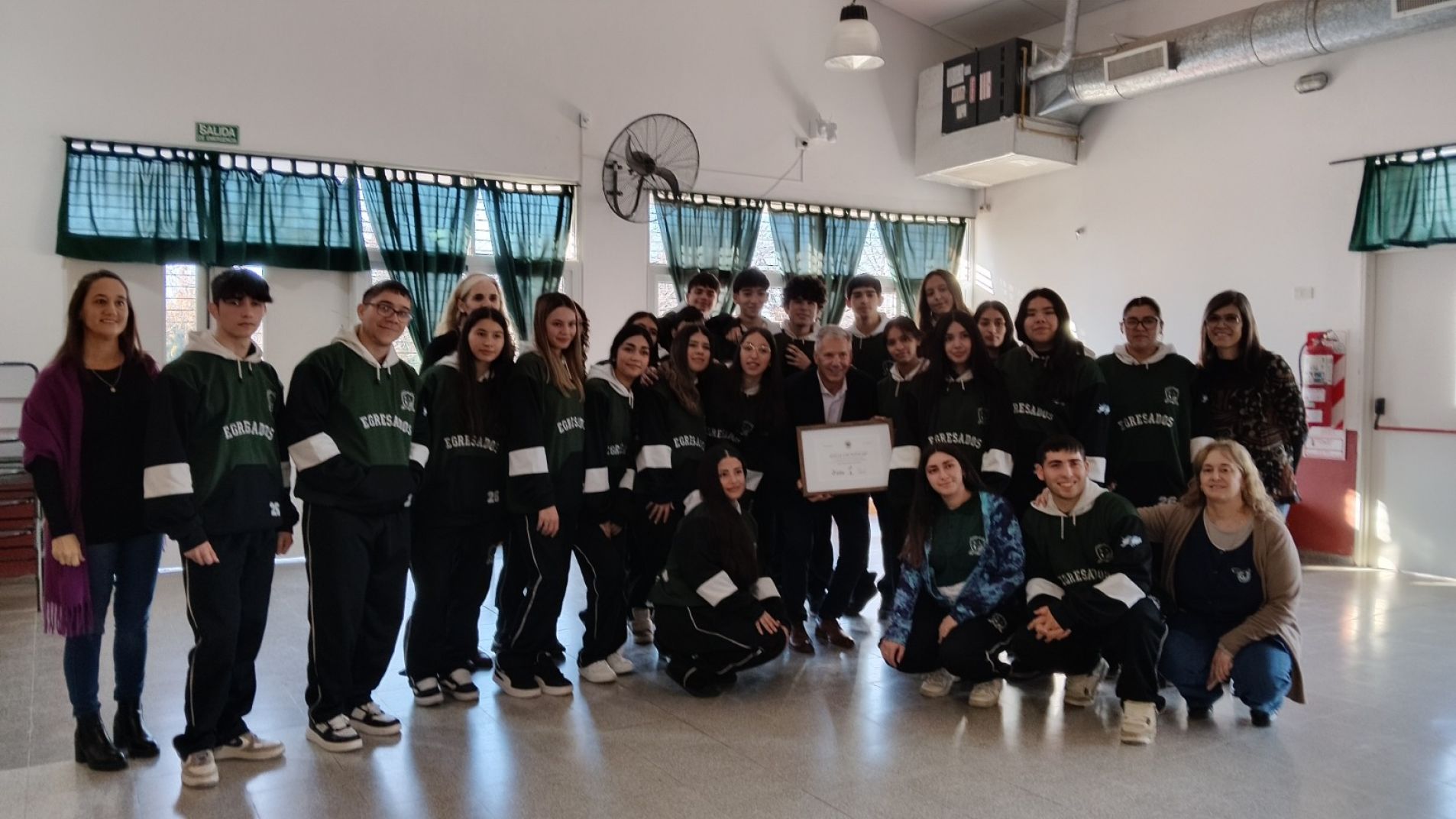 Reconocieron a estudiantes de Alvear Oeste