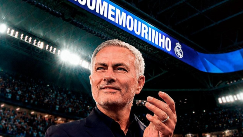 José Mourinho es el nuevo entrenador de Real Madrid