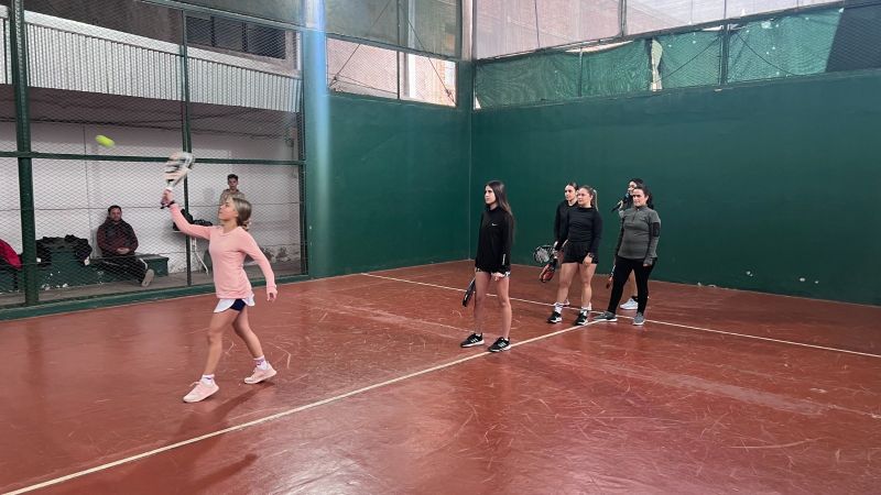 Comenzó la actividad en la escuela municipal de Pádel