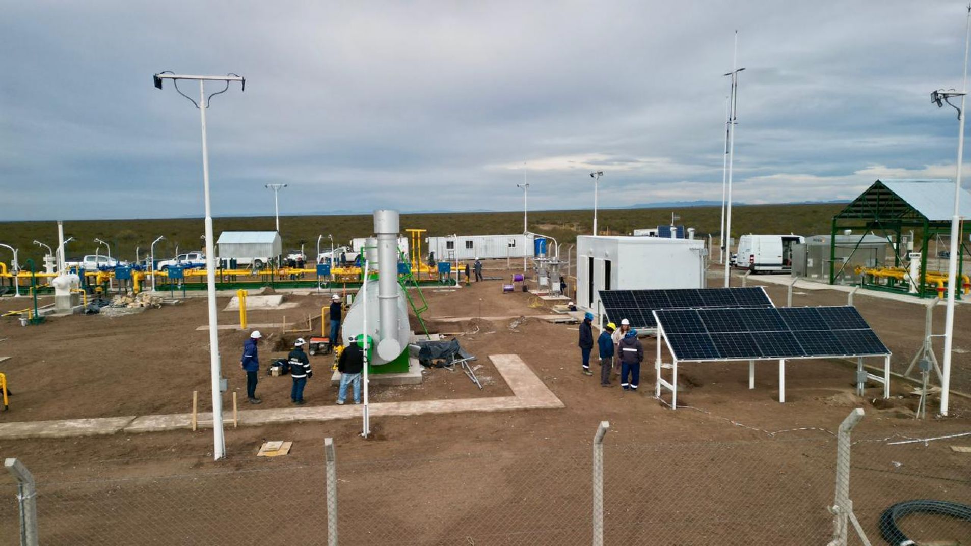 Se realizan las últimas pruebas para dejar totalmente habilitado el gasoducto.