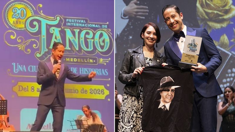 Emanuel Rivero Famá campeón en el Festival Internacional de Tango de Medellín