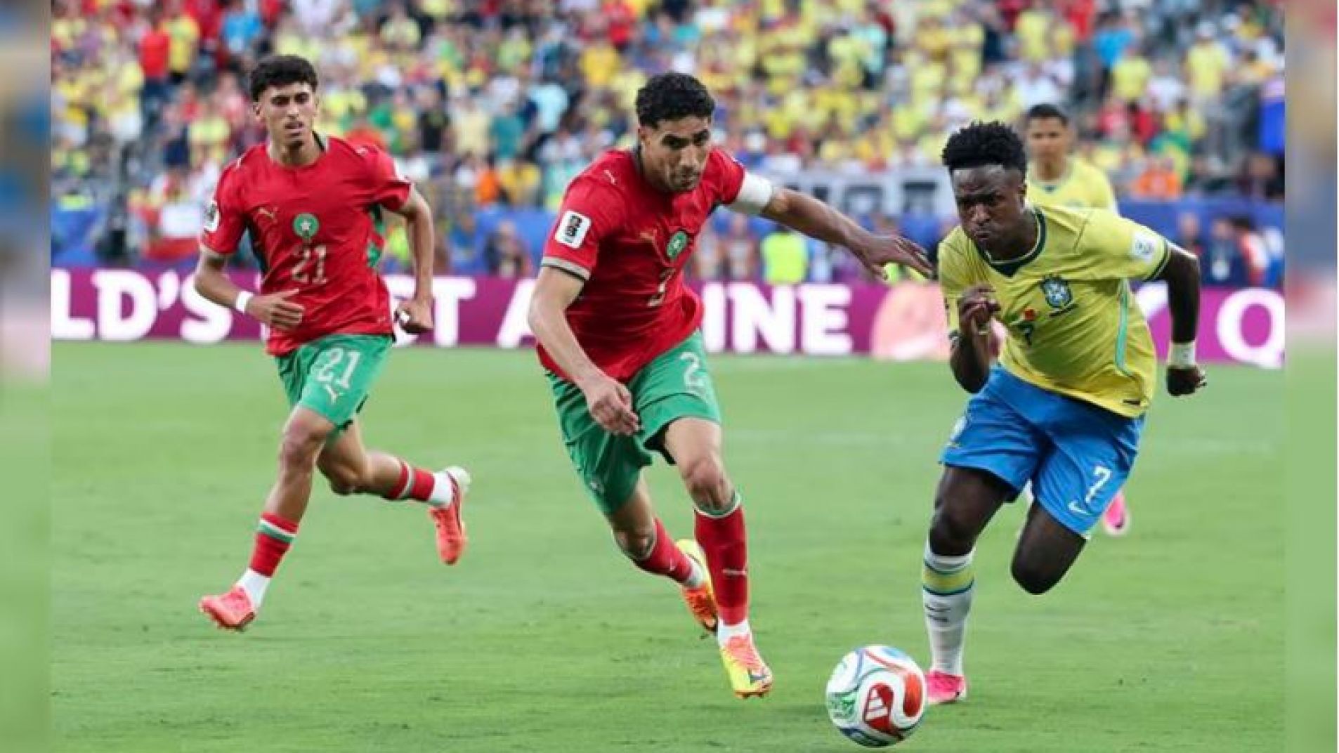 Brasil y Marruecos igualaron 1-1 en la primera fecha del grupo C