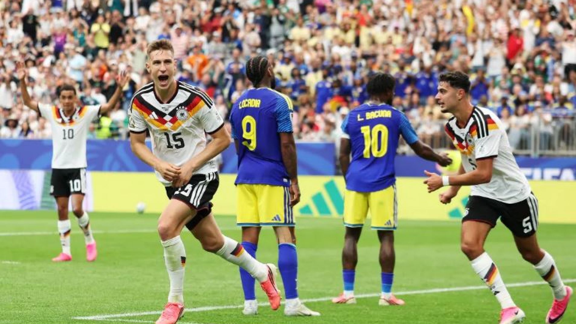 La Selección Alemana pasó por encima a su rival.