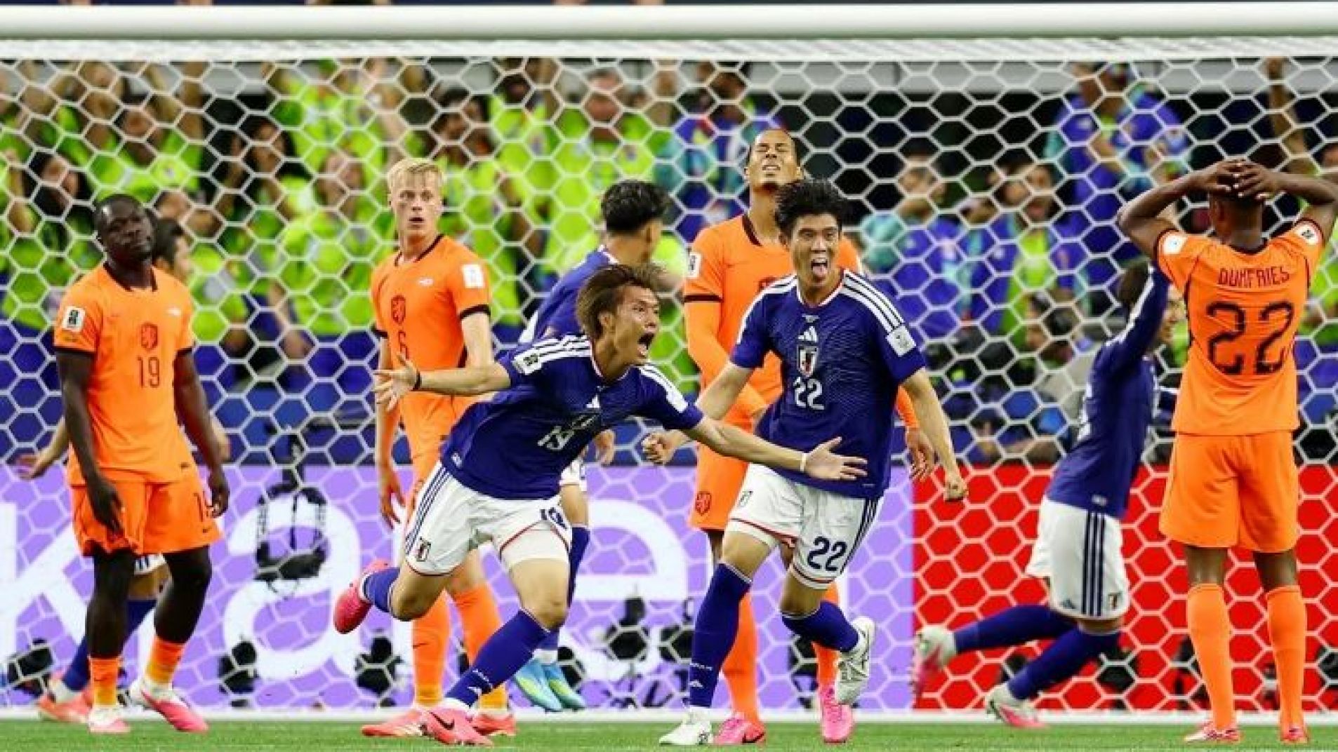 Video: Japón le empató a Países Bajos de manera agónica: mirá los goles